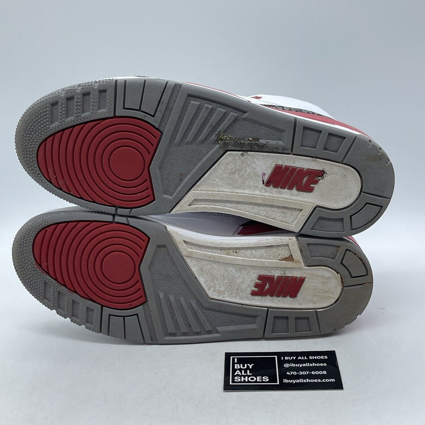 Size 10 - Jordan 3 Retro Mid Fire Red White Grey Suede Leather (DN3707-160)