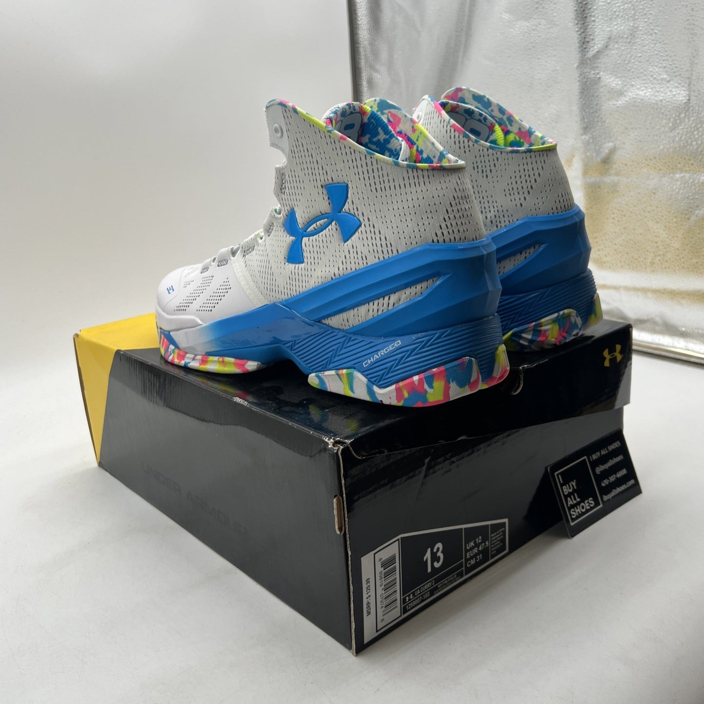 Size 13 - Under Armour Curry 2 2016 Splash Party (1259007-103)