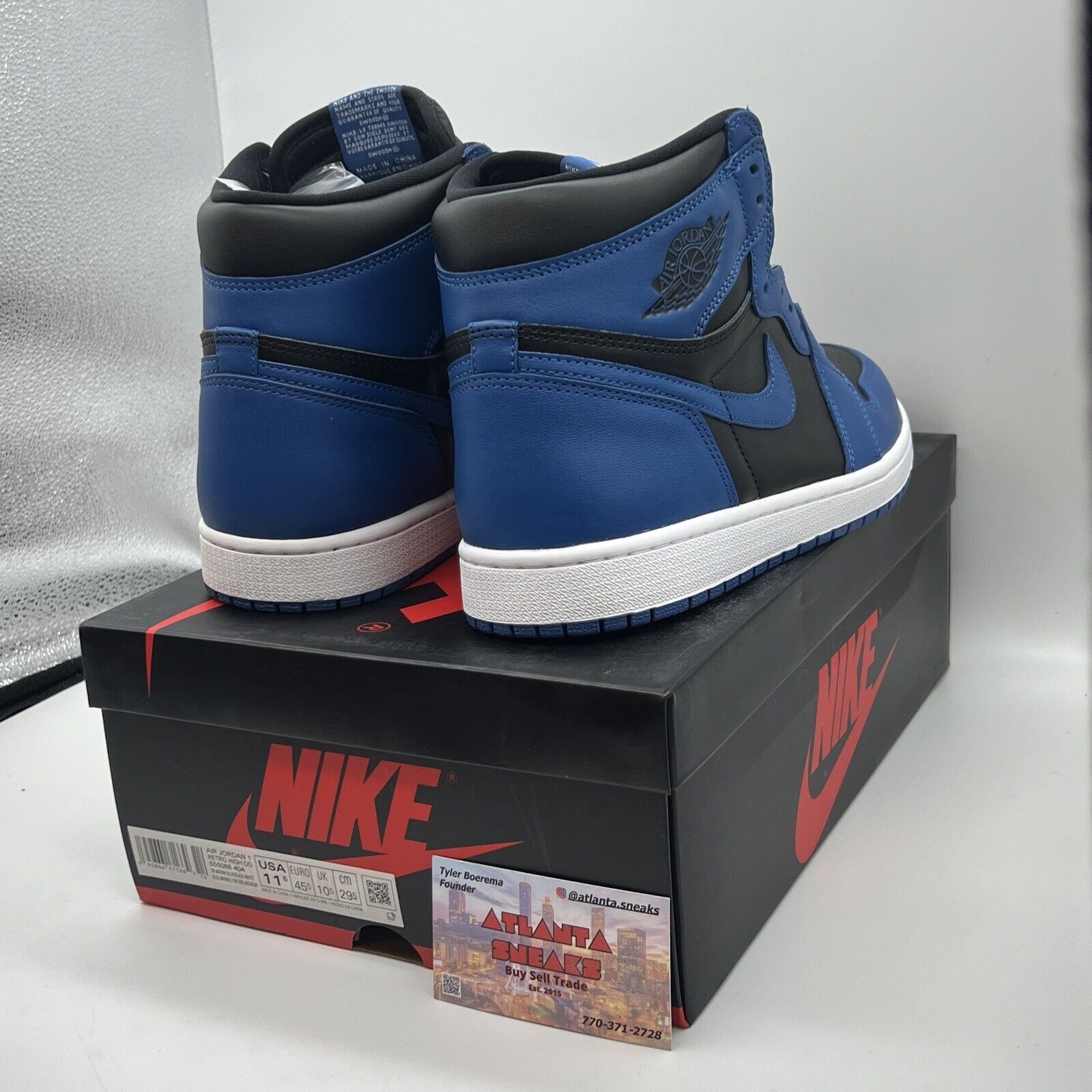 Size 11.5 - Jordan 1 Retro OG High Dark Marina Blue Brand New Og All