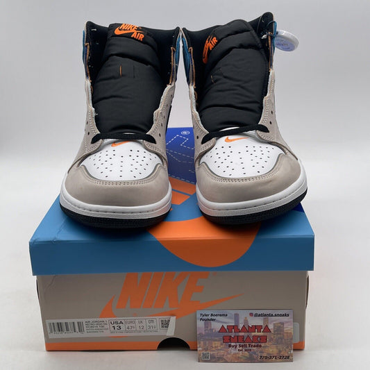 Size 13 - Air Jordan 1 Retro OG High Prototype Black Suede Leather (DC6515-100)