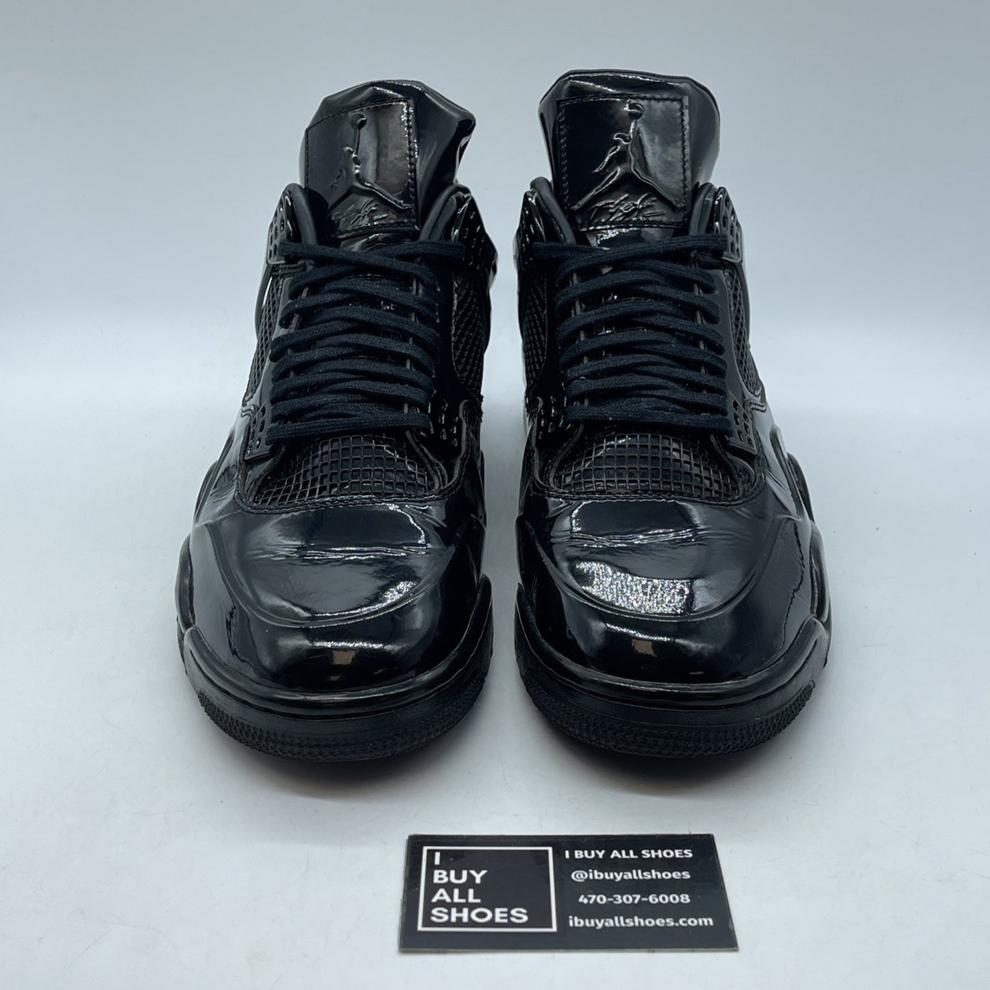 Size 11.5 - Air Jordan 4 Retro 11Lab4 - Black White Leather (719864-010)