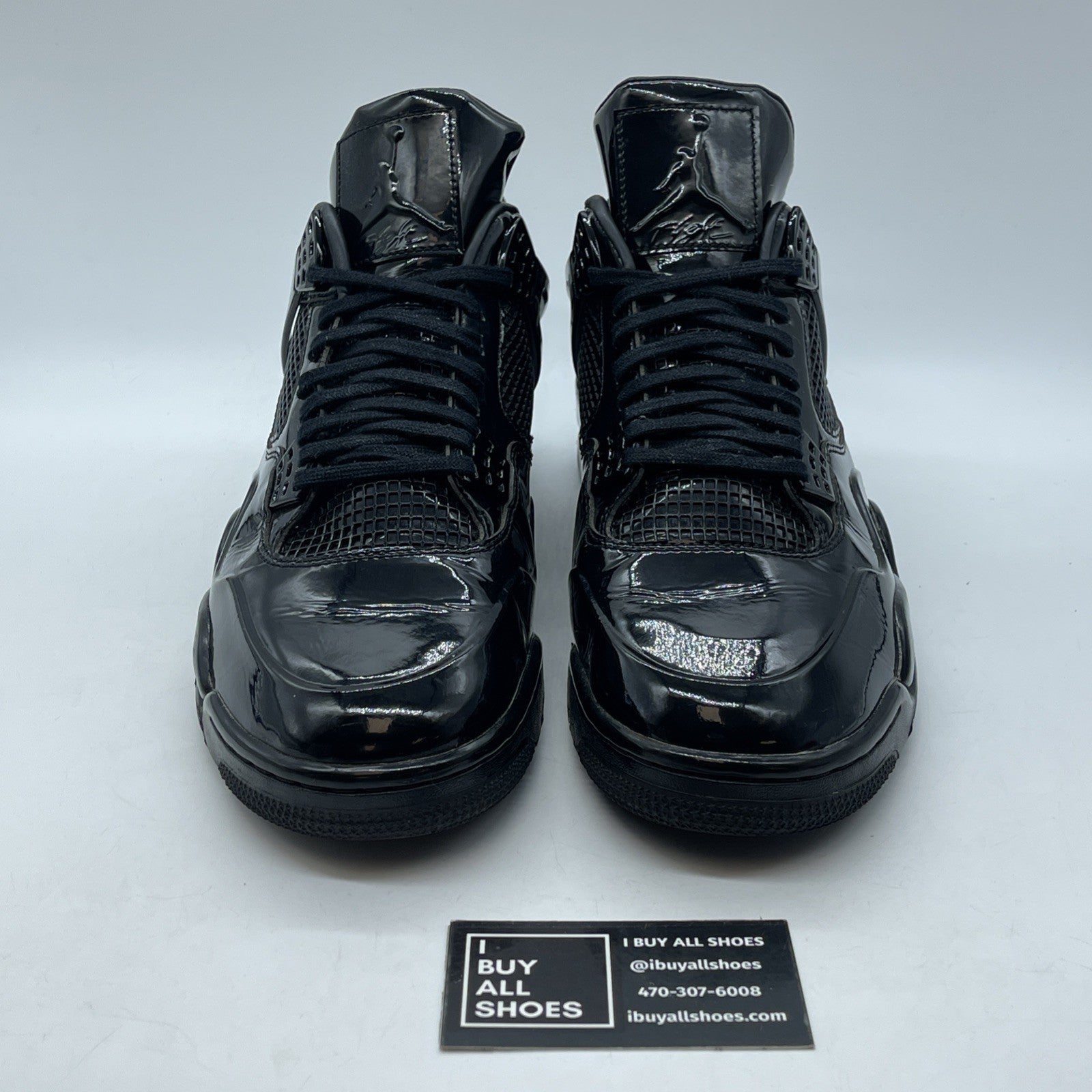 Size 11.5 - Air Jordan 4 Retro 11Lab4 - Black White Leather (719864-010)