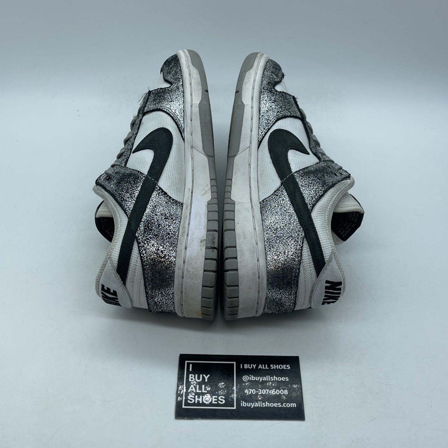 Size 8.5 - Nike Dunk Low Golden Gals Black White Suede Leather (DO5882-001)