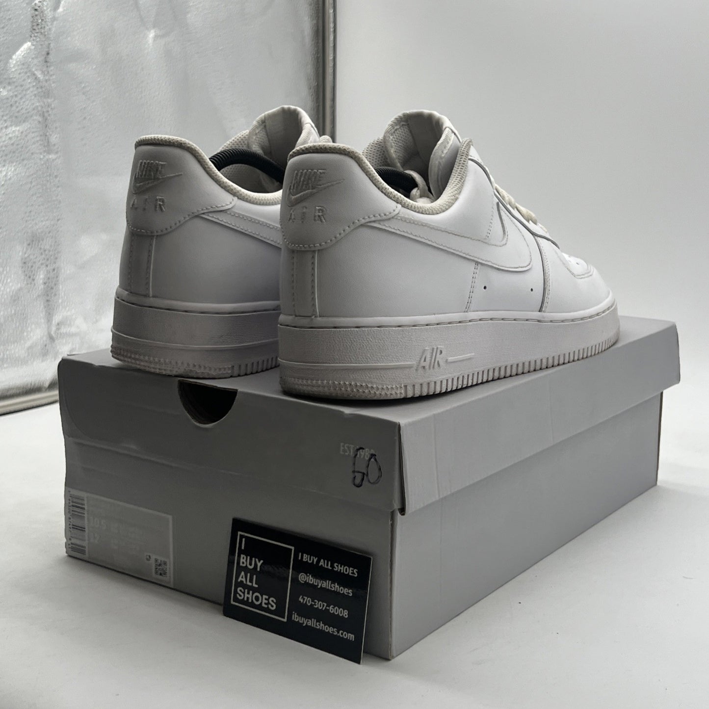 Size 10.5 - Nike Air Force 1 '07 Low Triple White (CW2288-111)