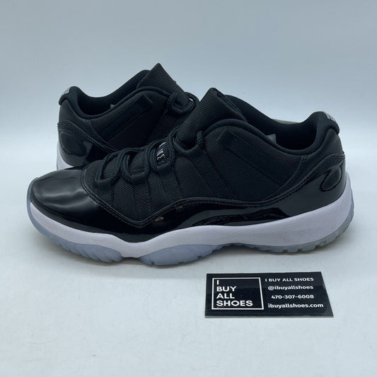 Size 8 - Air Jordan 11 Retro Low Space Jam Black Blue Suede Leather (FV5104-004)