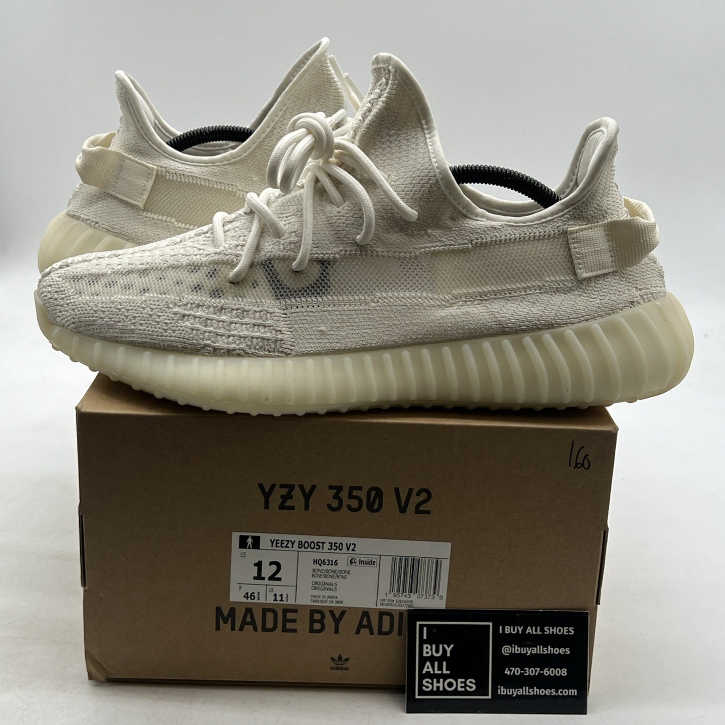 Size 12 - adidas Yeezy Boost 350 V2 Low Bone (HQ6316)