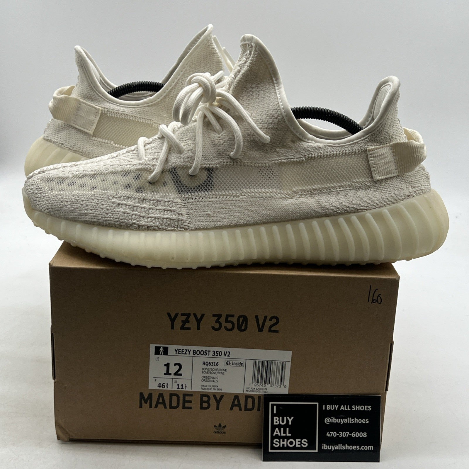 Size 12 - adidas Yeezy Boost 350 V2 Low Bone (HQ6316)