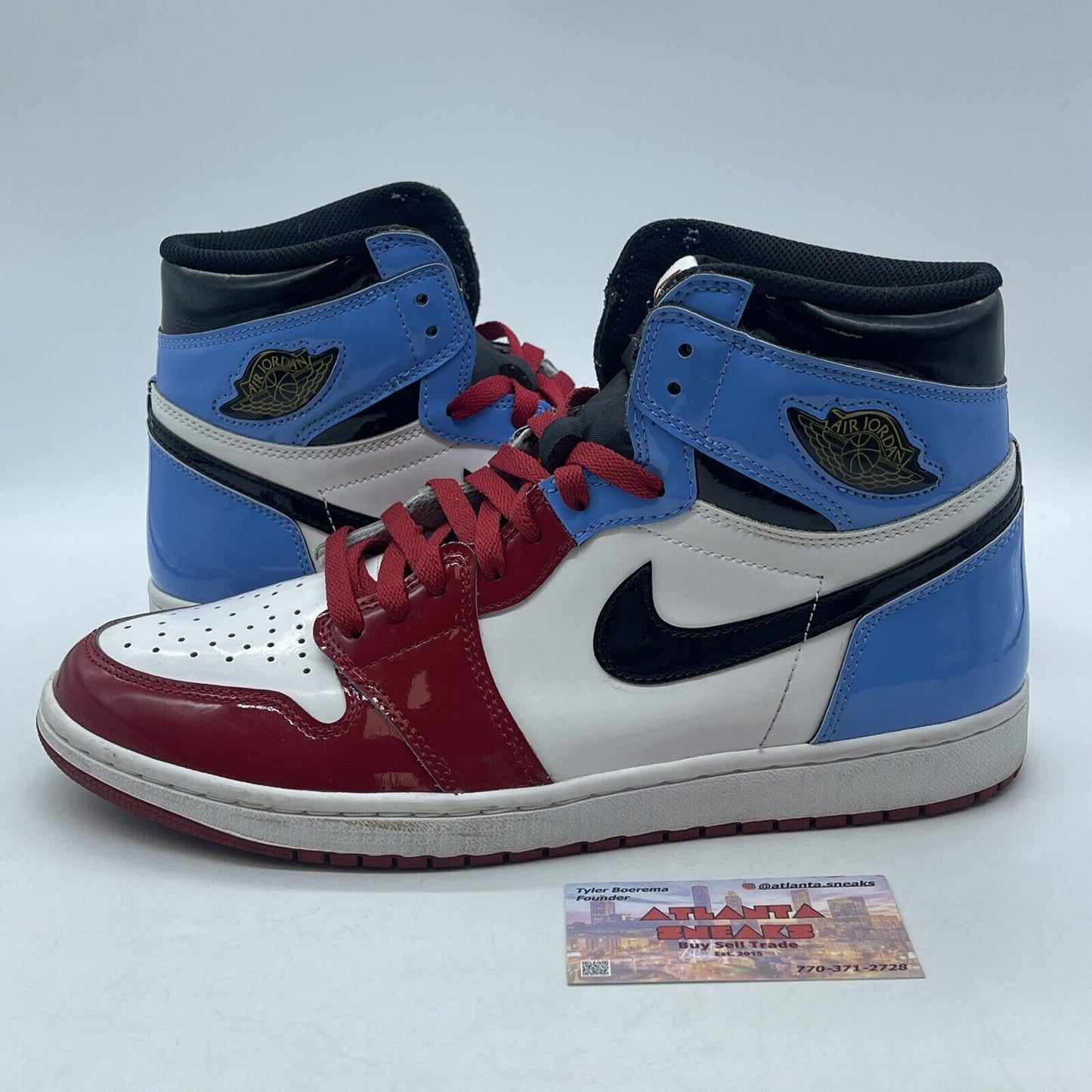 Size 11.5 - Jordan 1 Retro OG High Fearless Red Blue White Black (CK5666-100)