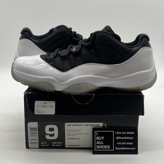 Size 9 - Air Jordan 11 Retro Low Tuxedo (528895-110)