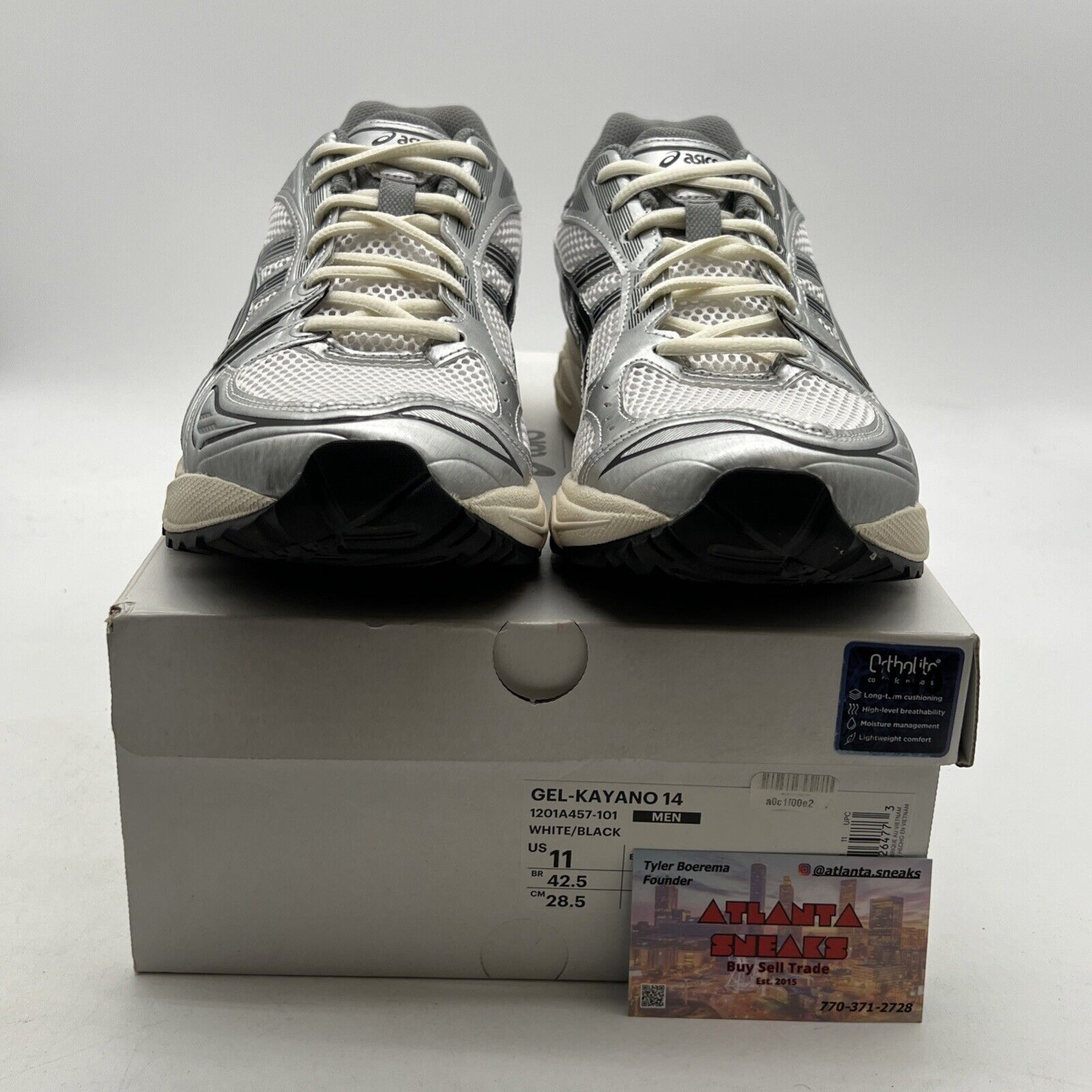 Size 11 - ASICS JJJJound x Gel Kayano 14 Silver Black (1201A457-101)