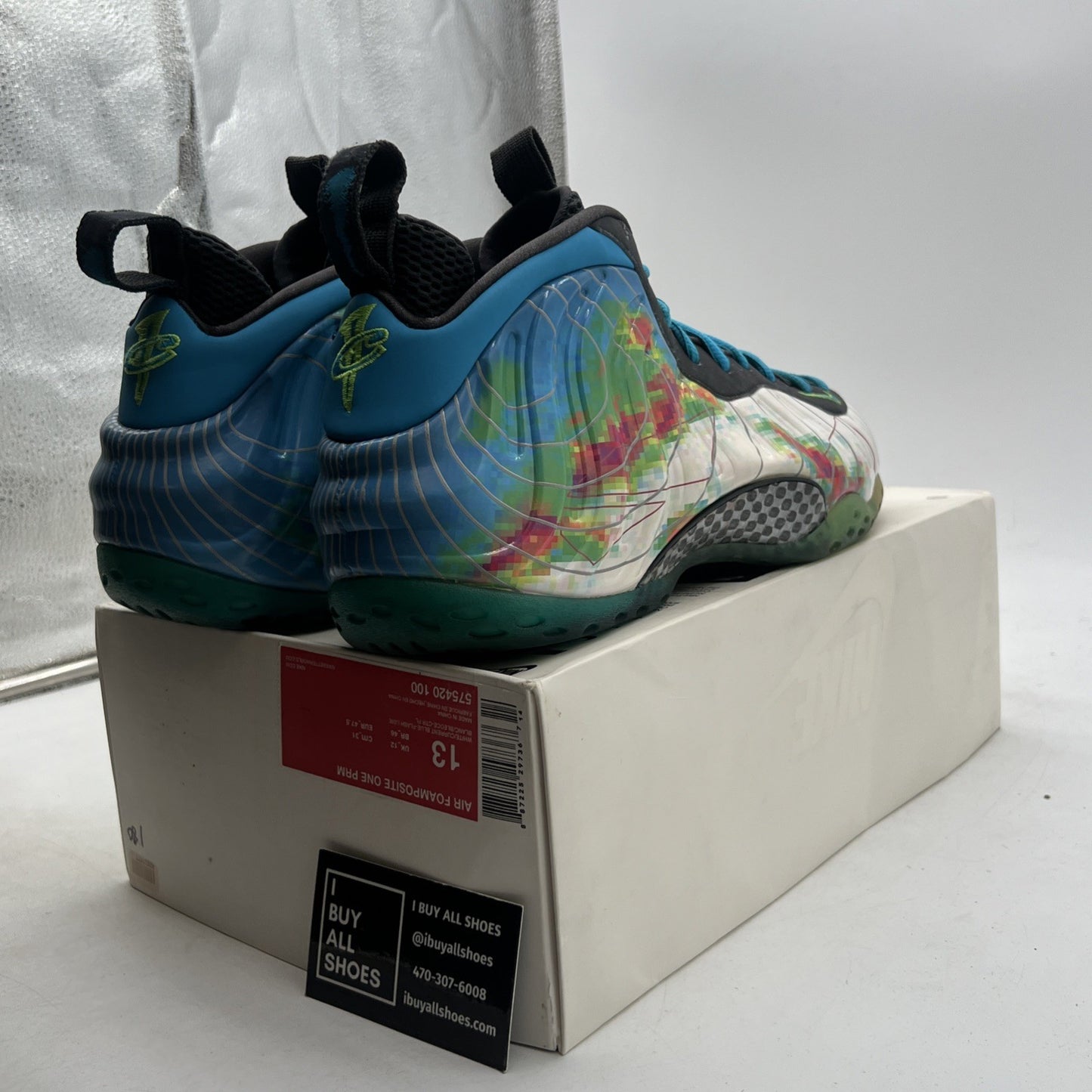 Size 13 - Nike Air Foamposite One PRM Weatherman (575420-100)