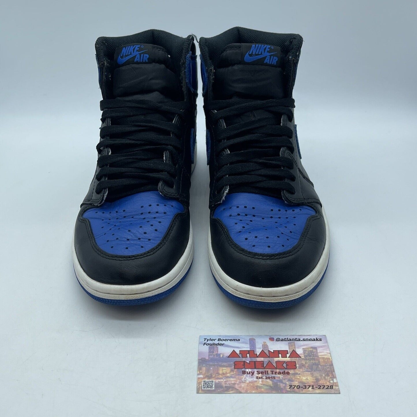 Size 8 - Jordan 1 Retro OG High Royal Blue White Black (555088-007)