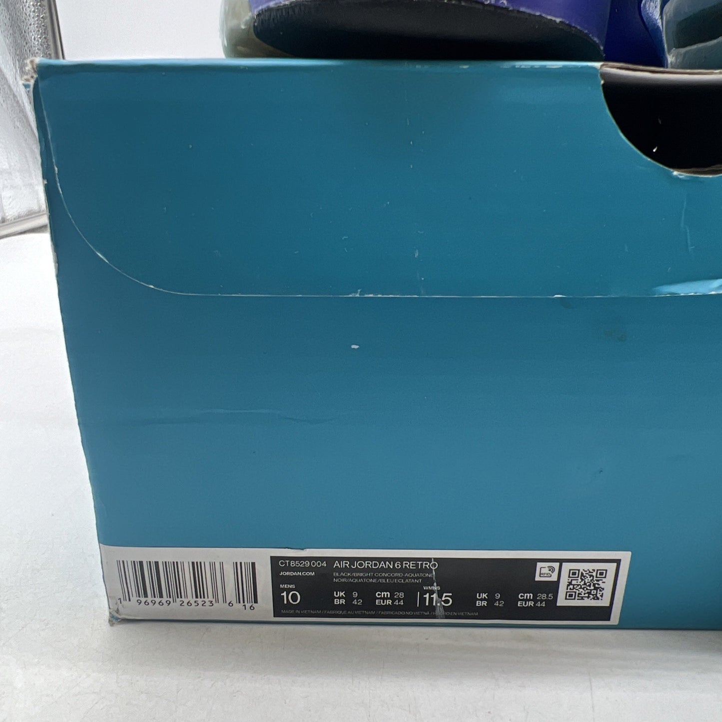 Size 10 - Air Jordan 6 Retro Aqua (CT8529-004)