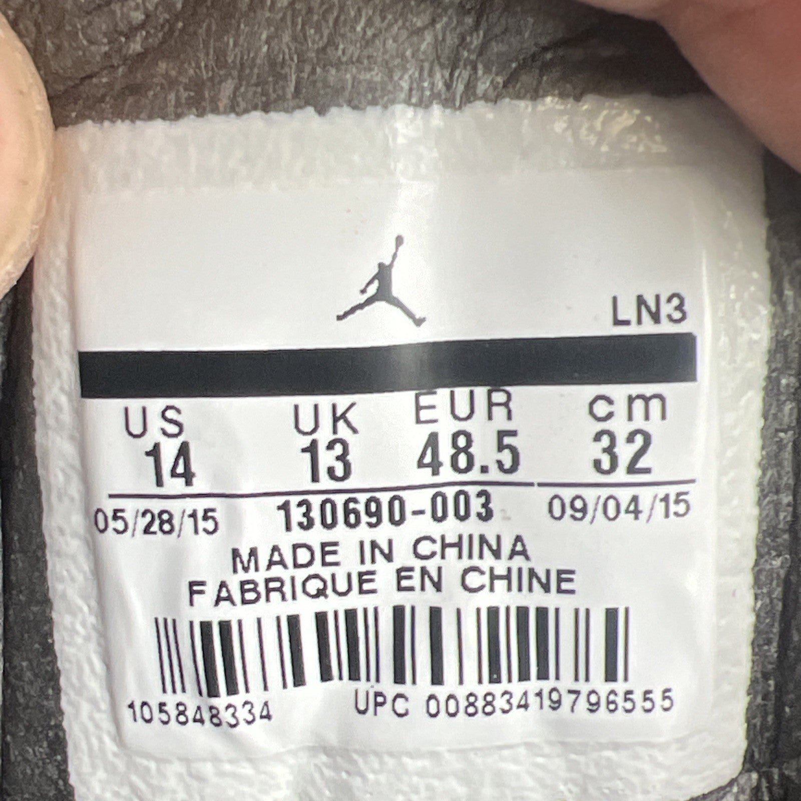 Size 14 - PSNY x Air Jordan 12 Retro Dark Grey (130690-003)