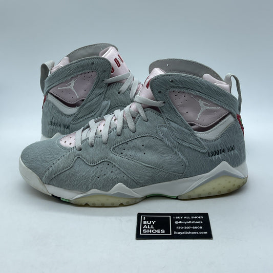 Size 12 - Air Jordan 7 Retro SE Hare 2.0 Grey Pink Red Suede (CT8528-002)