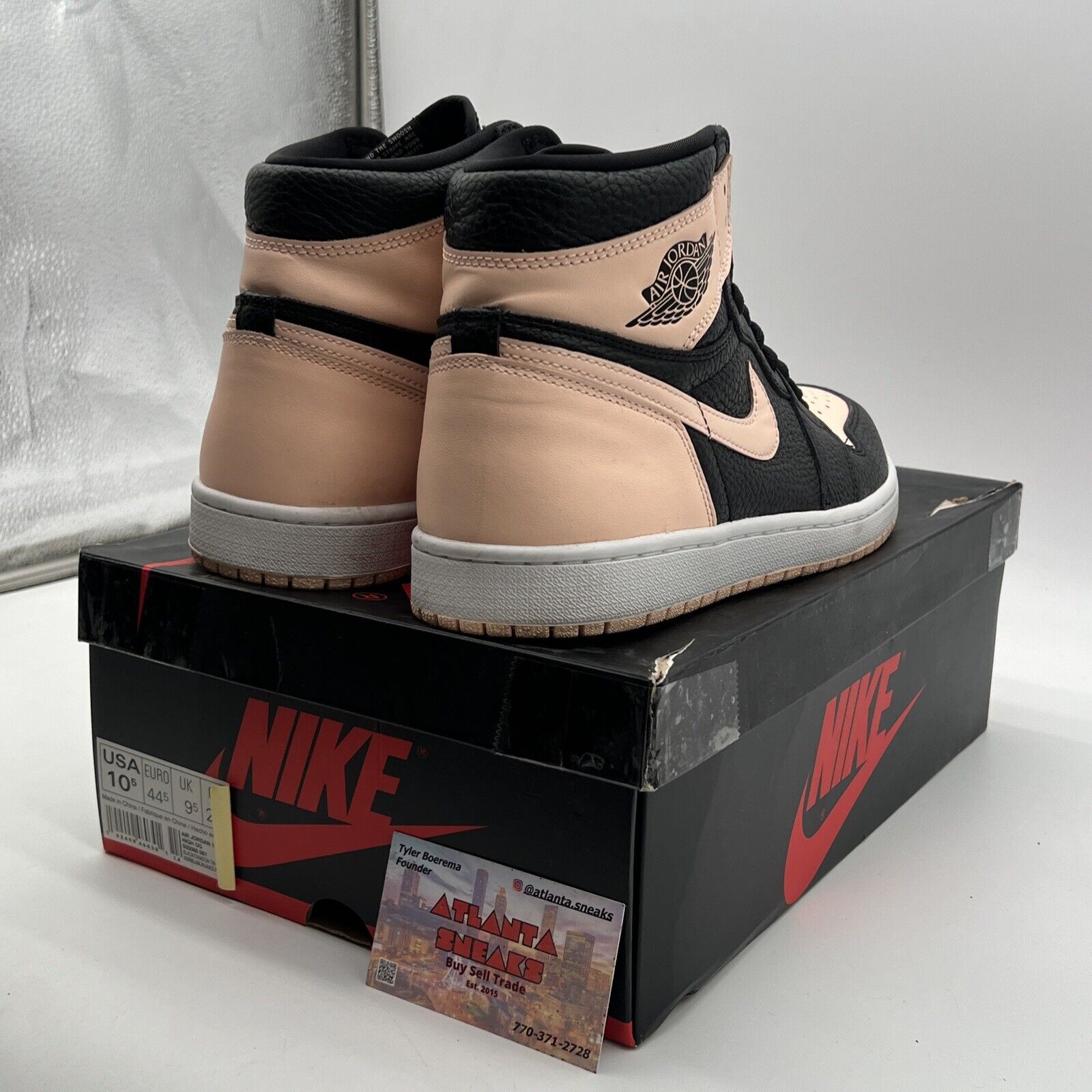 Size 10.5 - Air Jordan 1 Retro OG High Crimson Tint (555088-081)