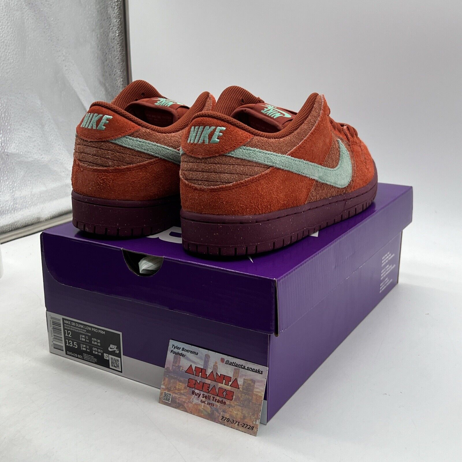 Size 12 - Nike Dunk SB Low Mystic Red (DV5429-601)