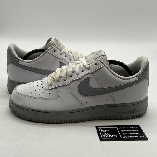 Size 10.5 - Nike Air Force 1 '07 White Grey Sole (CK7663-104)