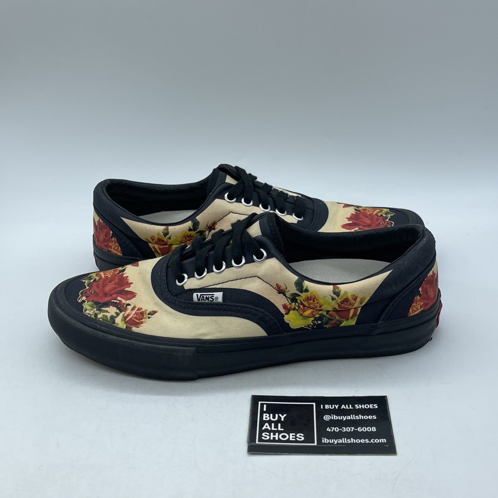 Size 9.5 - Supreme Jean Paul Gaultier JPG Vans Era Pro Men's Floral (721454)