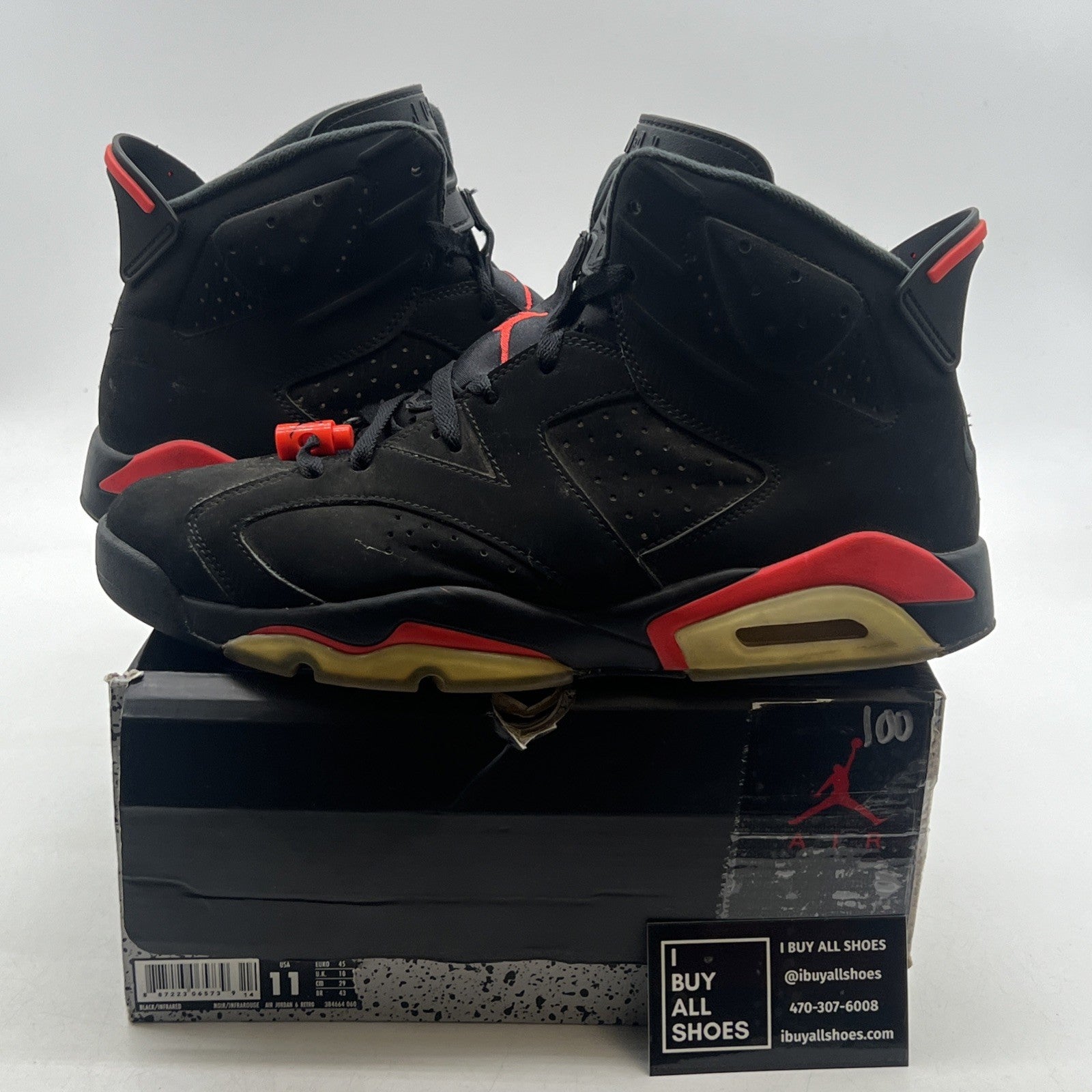 Size 11 - Air Jordan 6 Retro Mid Infrared (384664-060)