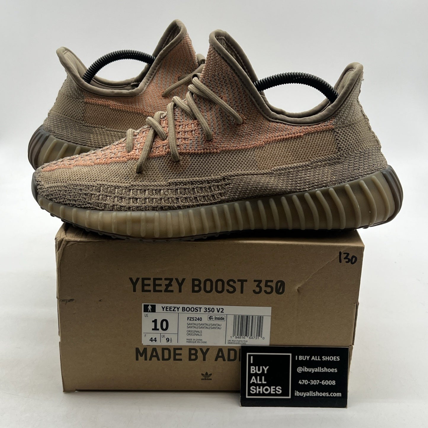 Size 10 - Yeezy Boost 350 V2 Sand Taupe (FZ5240)
