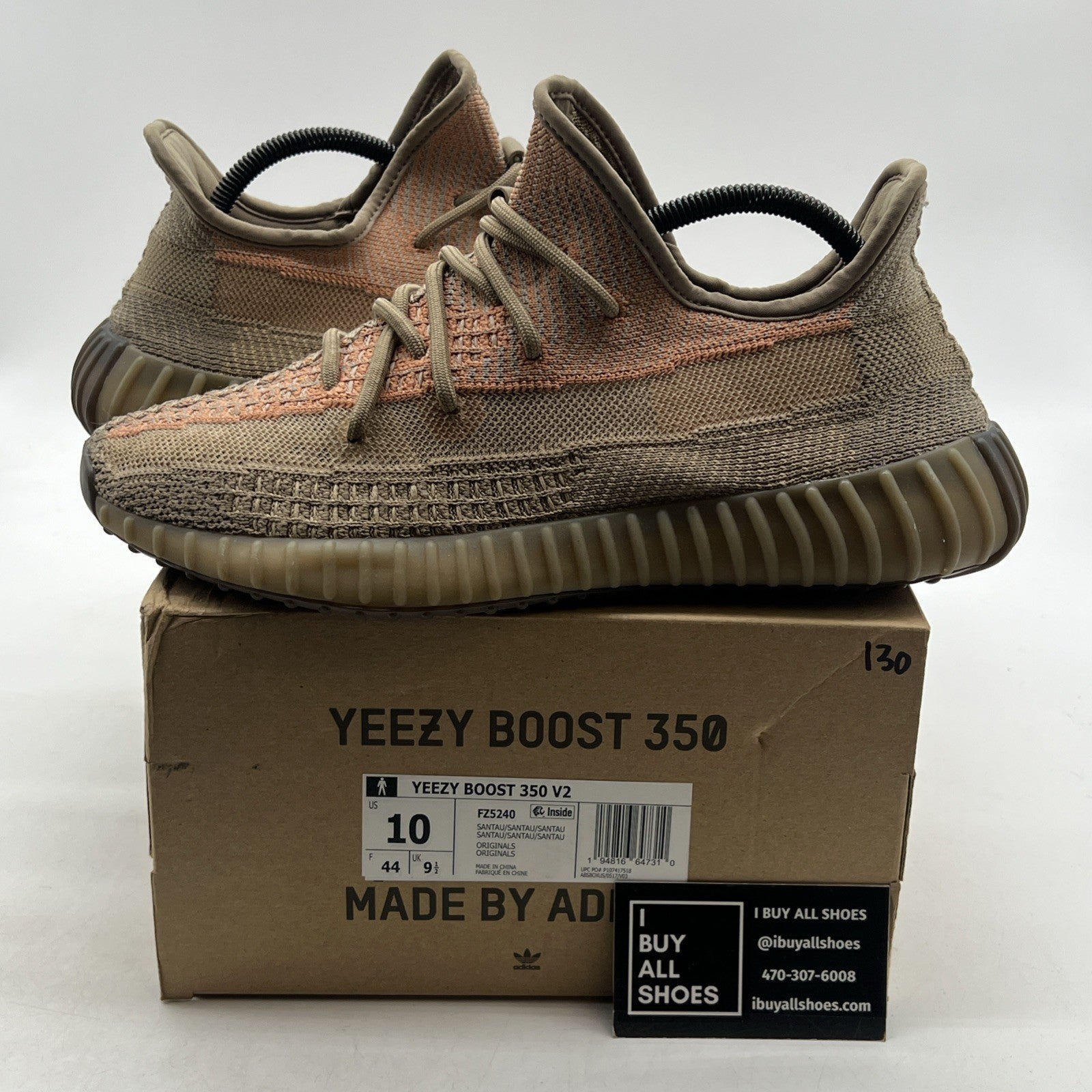 Size 10 - Yeezy Boost 350 V2 Sand Taupe (FZ5240)