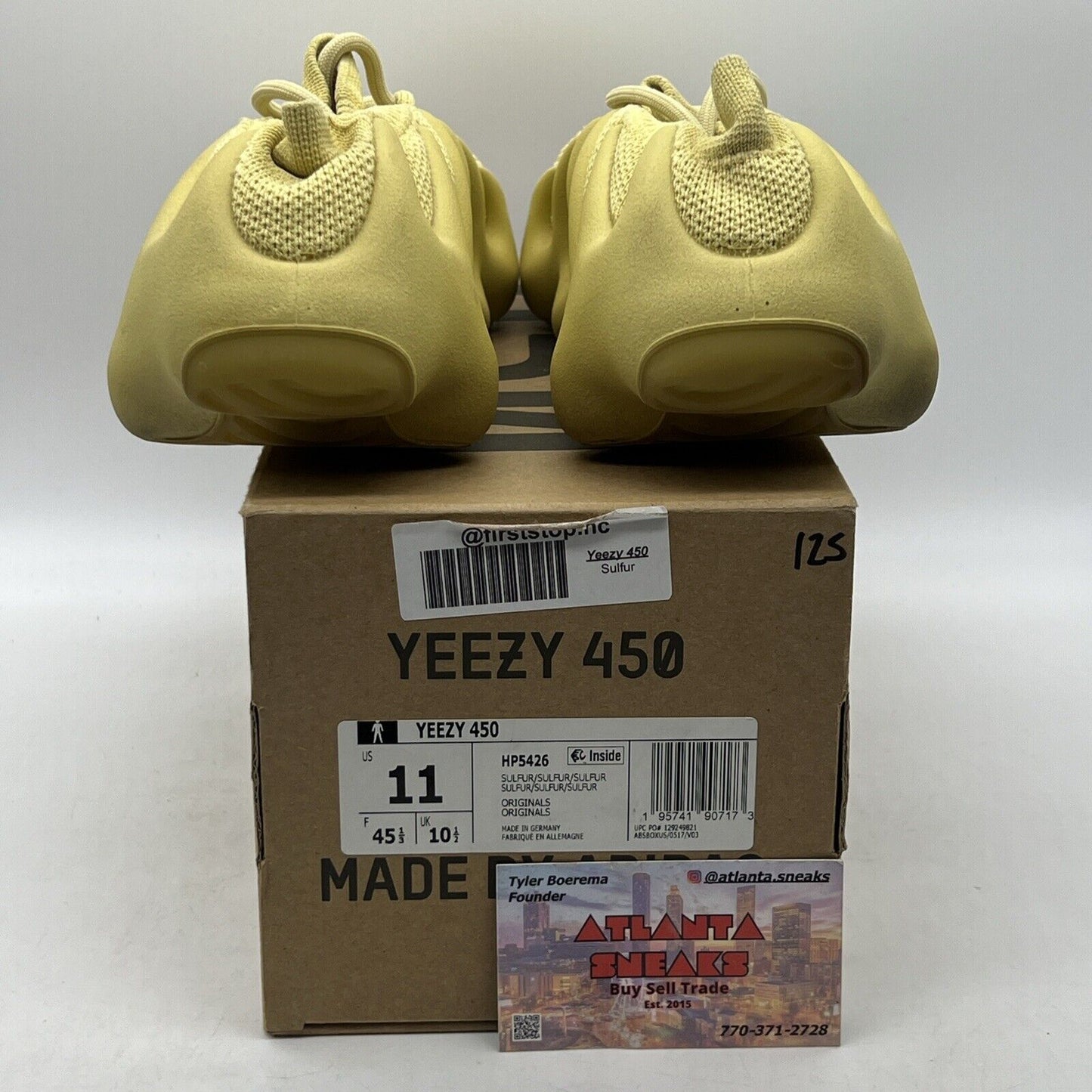 Size 11 - adidas Yeezy 450 Sulfur (HP5426)