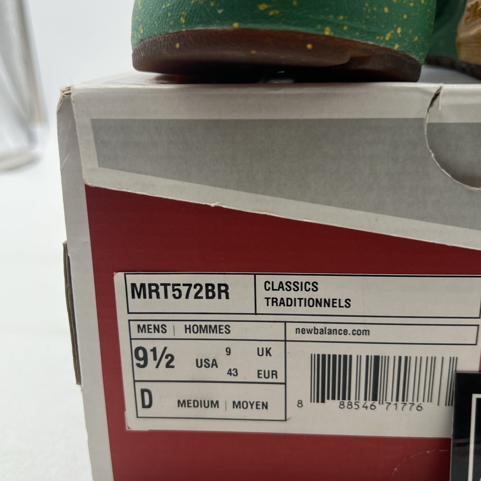 Size 9.5 - New Balance 572 Burn Rubber (MRT572BR)
