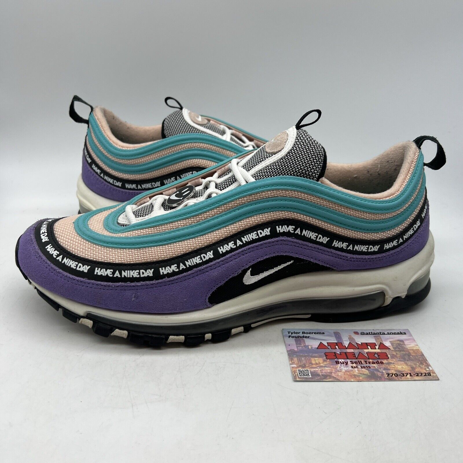 Size 11 - Nike Air Max 97 Have a Nike Day White Aqua (BQ9130-500)