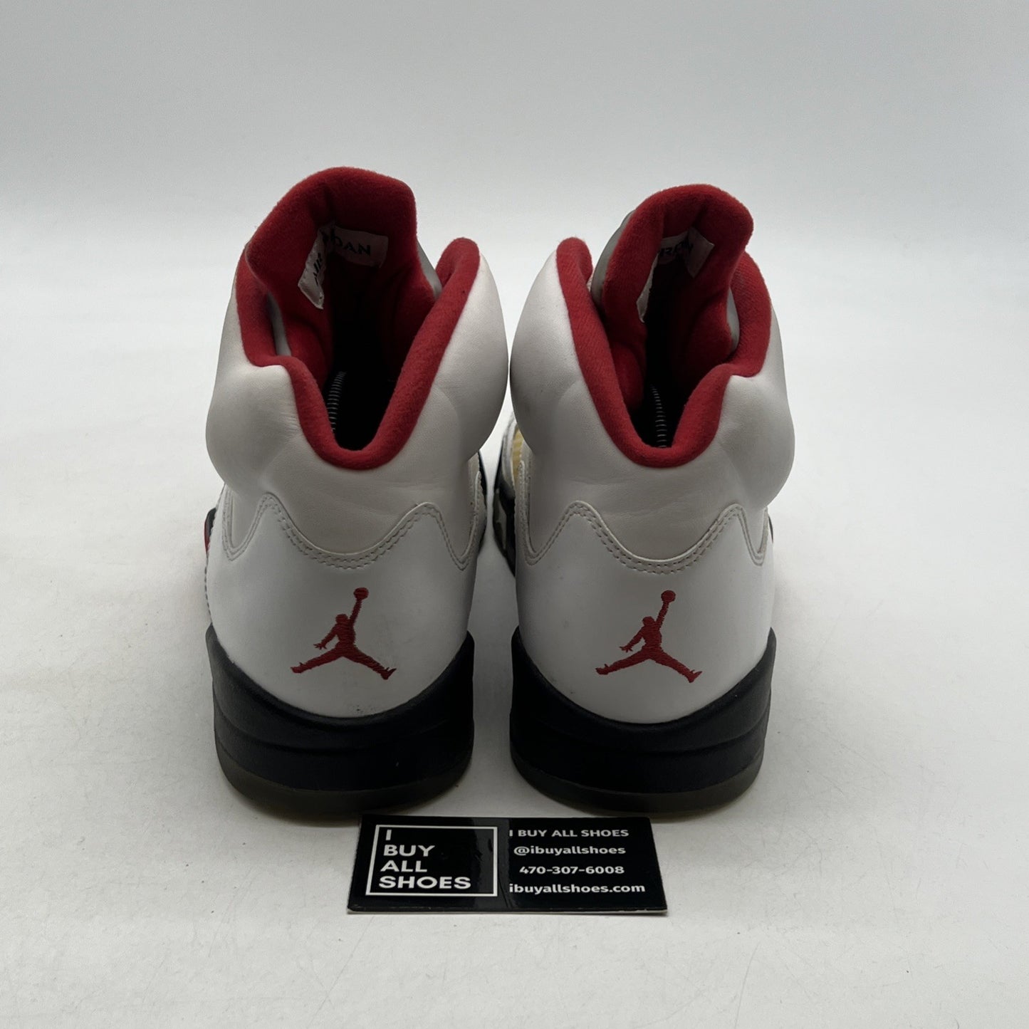 Size 10.5 - Air Jordan 5 Retro 2013 White Fire Red (136027-100)