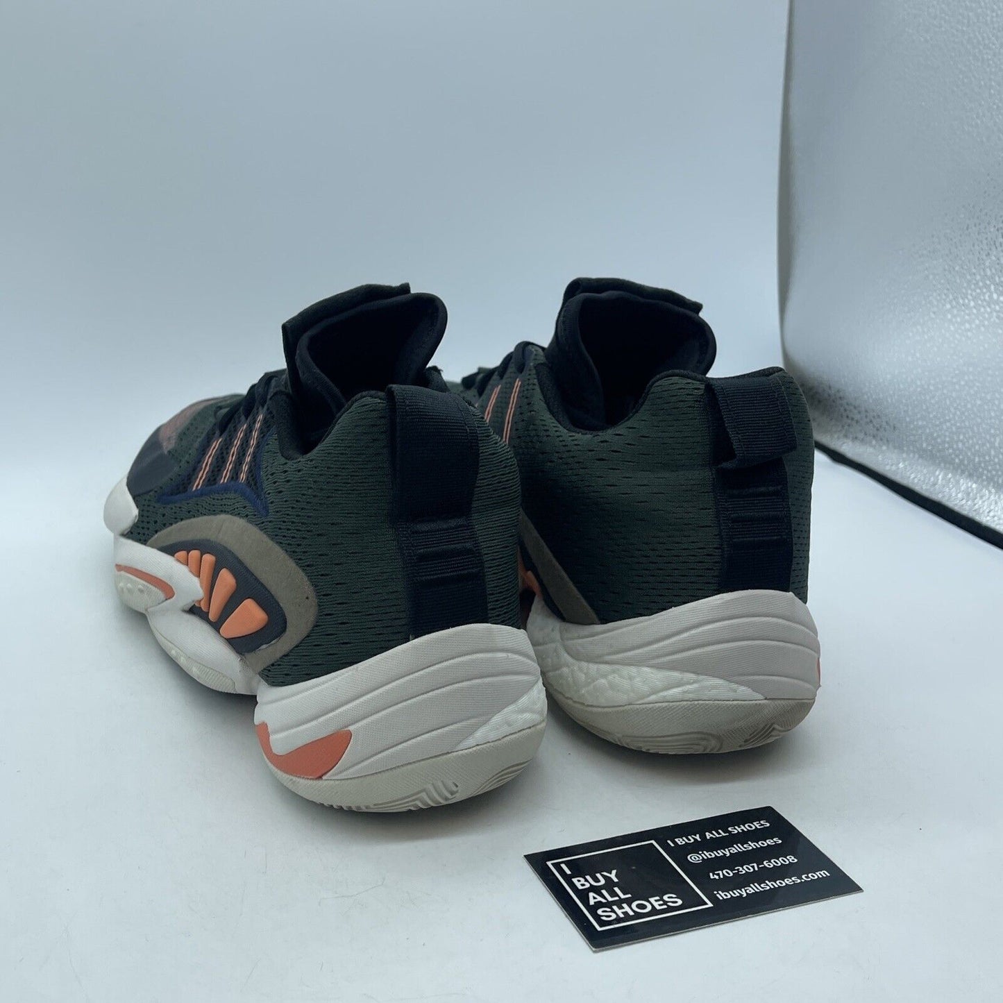 Size 13.5 - adidas Crazy BYW X 2.0 Green Brown Orange Suede Leather (EE6884)