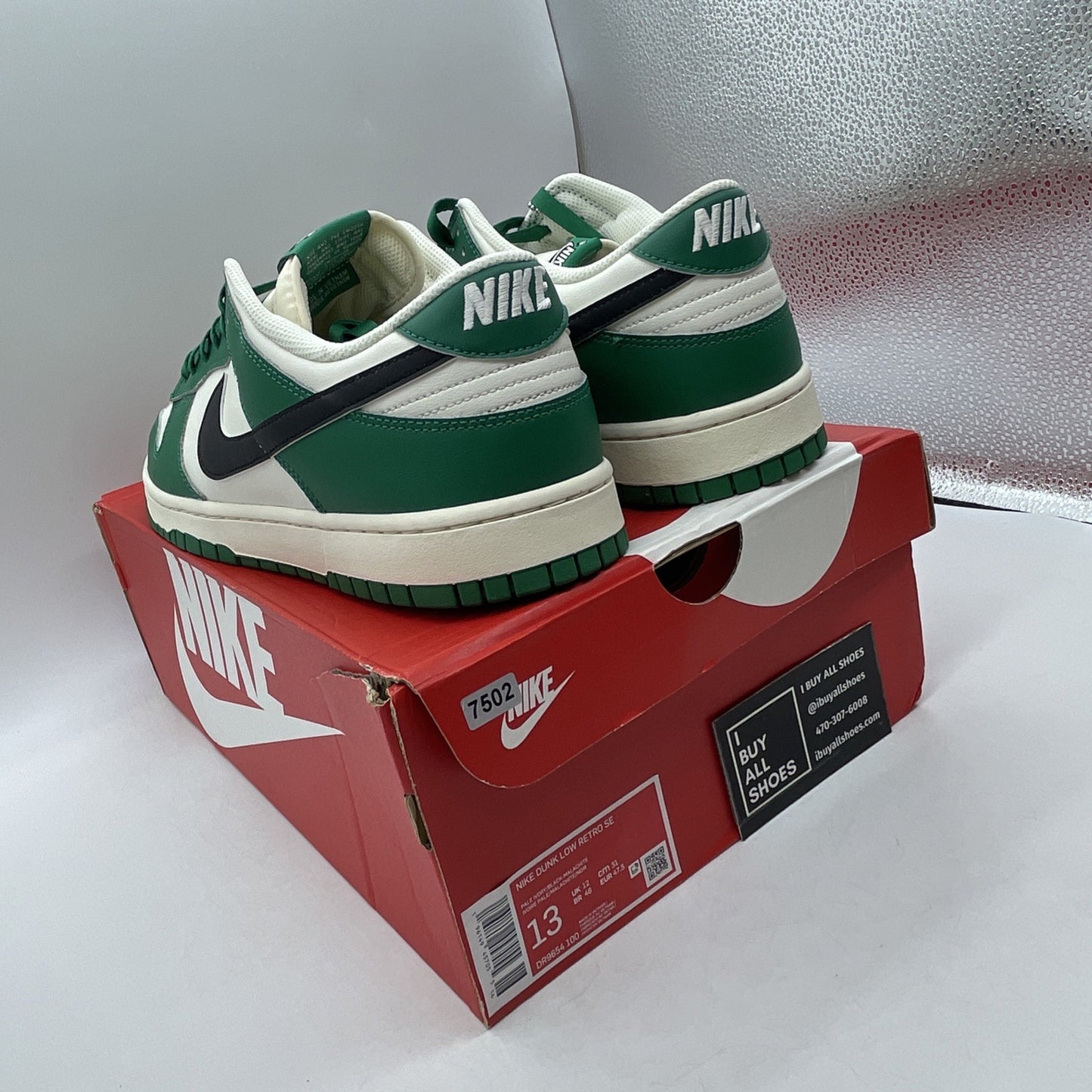 Size 13 - Nike Dunk Low SE Lottery Pack - Malachite (DR9654-100)