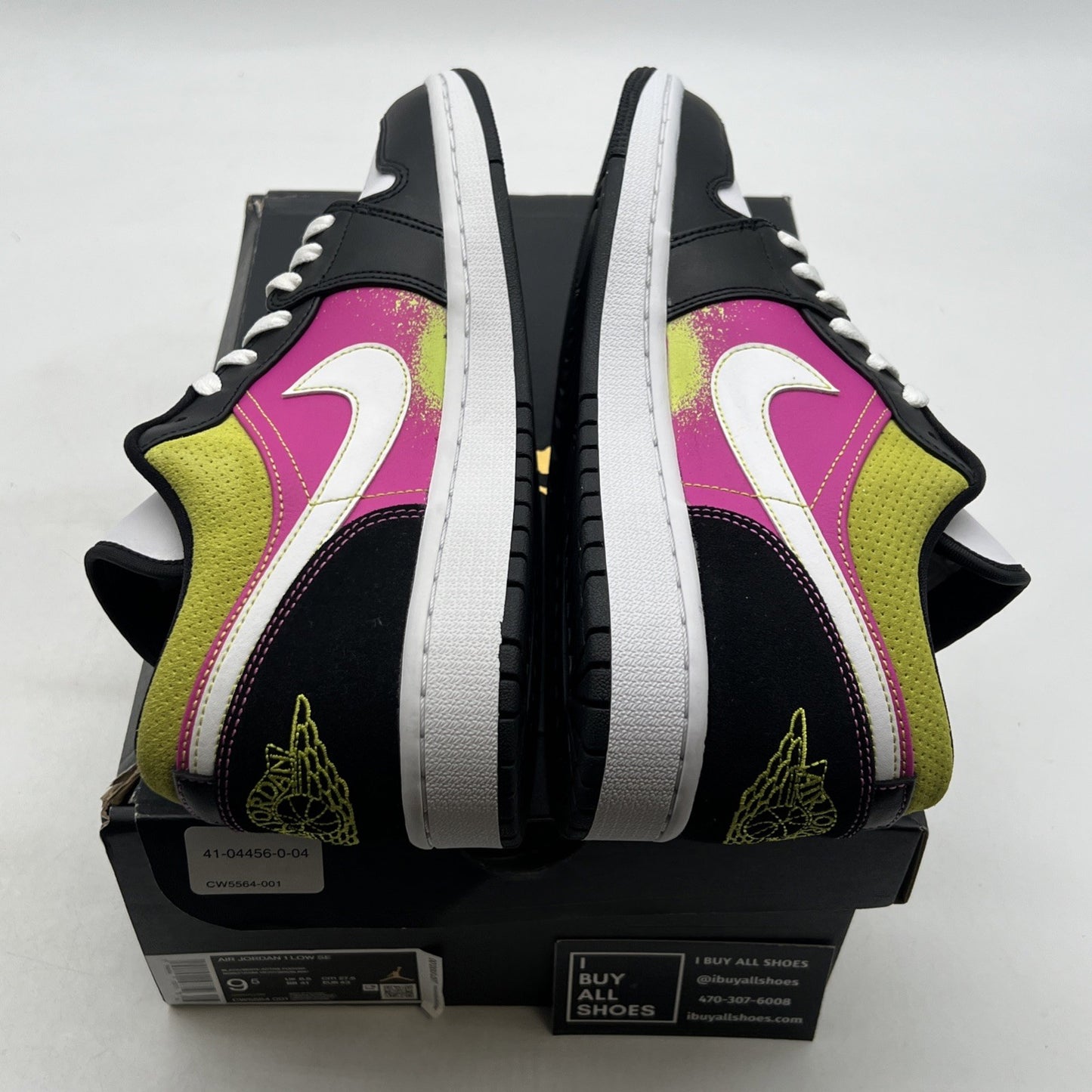 Size 9.5 - Air Jordan 1 Low Spray Paint (CW5564-001)