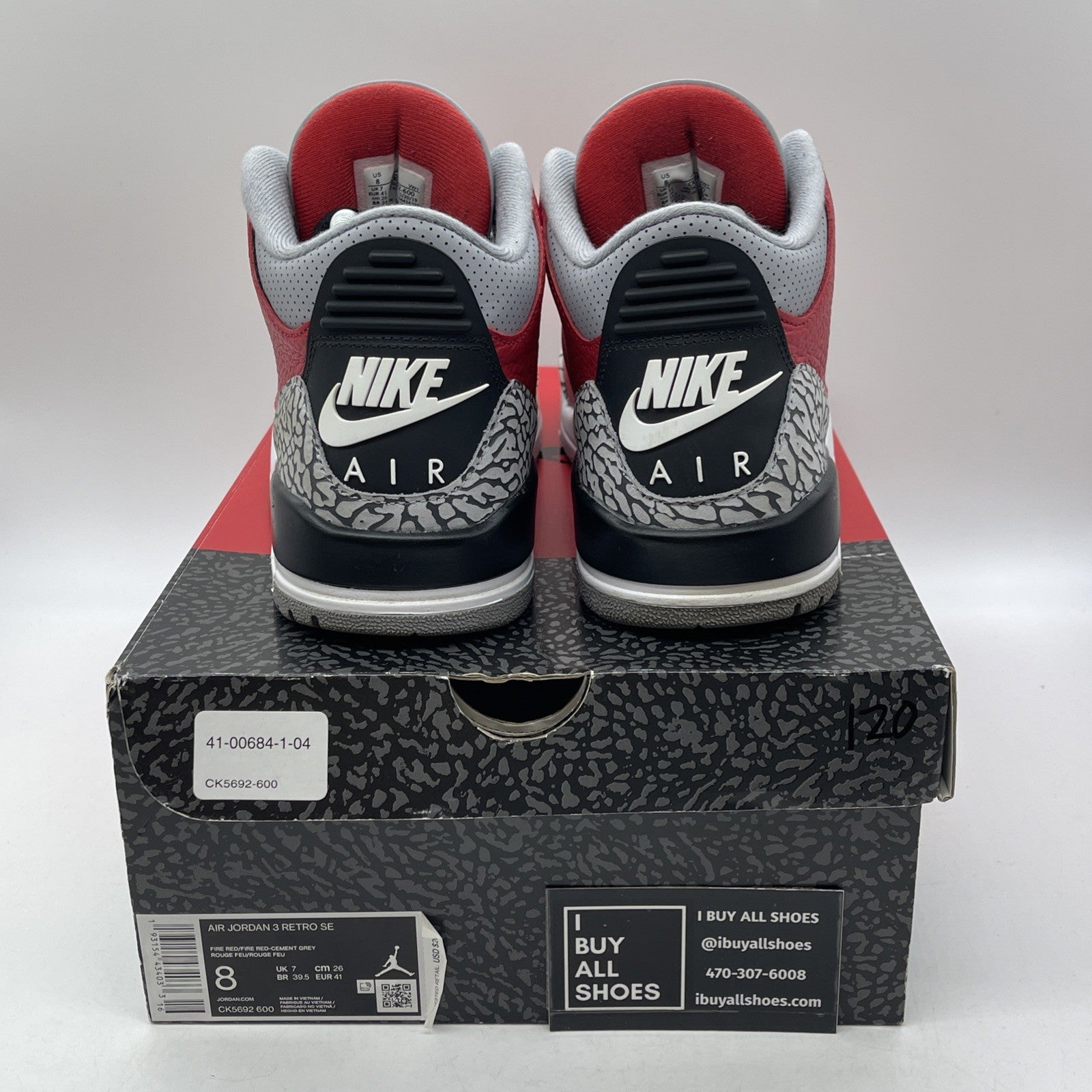 Size 8 - Jordan 3 Retro SE Mid Unite Red Grey Suede Leather (CK5692-600)