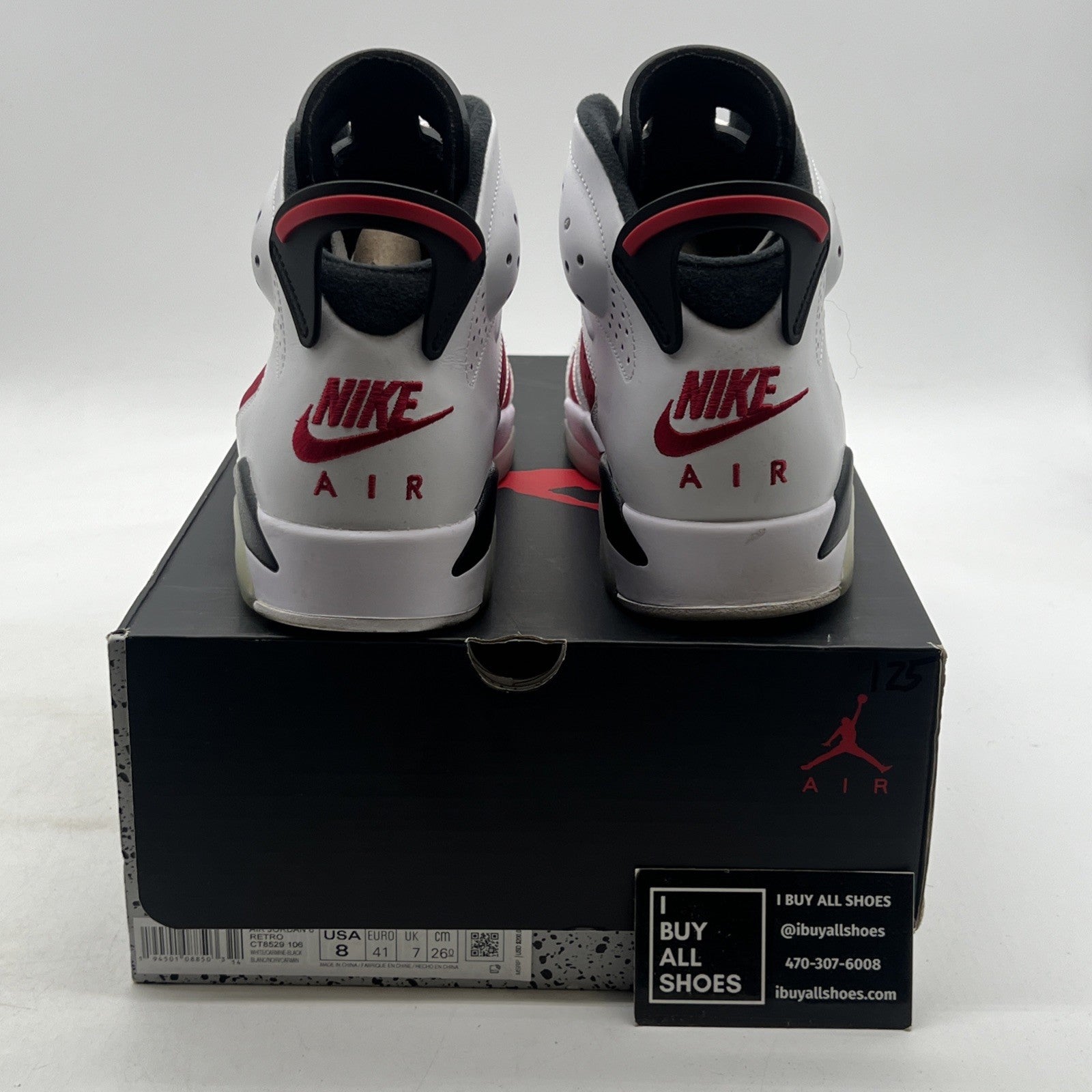 Size 8 - Air Jordan 6 Retro OG Mid Carmine (CT8529-106)