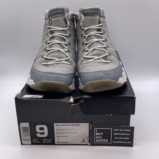 Size 9 - Air Jordan 9 Retro 2012 Cool Grey (302370-015)