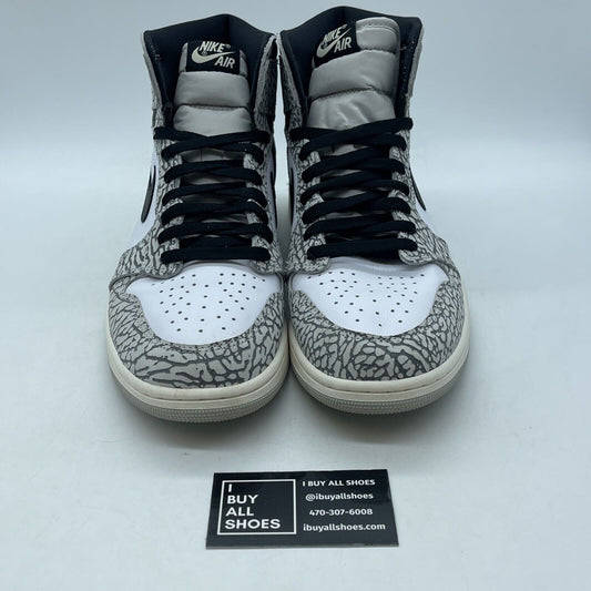 Size 11.5 - Air Jordan 1 Retro OG High White Cement Black Grey (DZ5485-052)