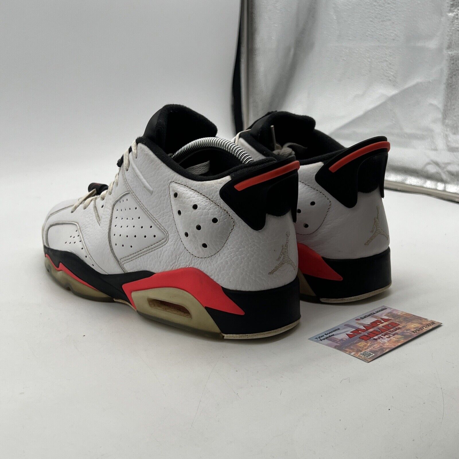 Size 12 - Air Jordan 6 Low White Infrared (304401-123)