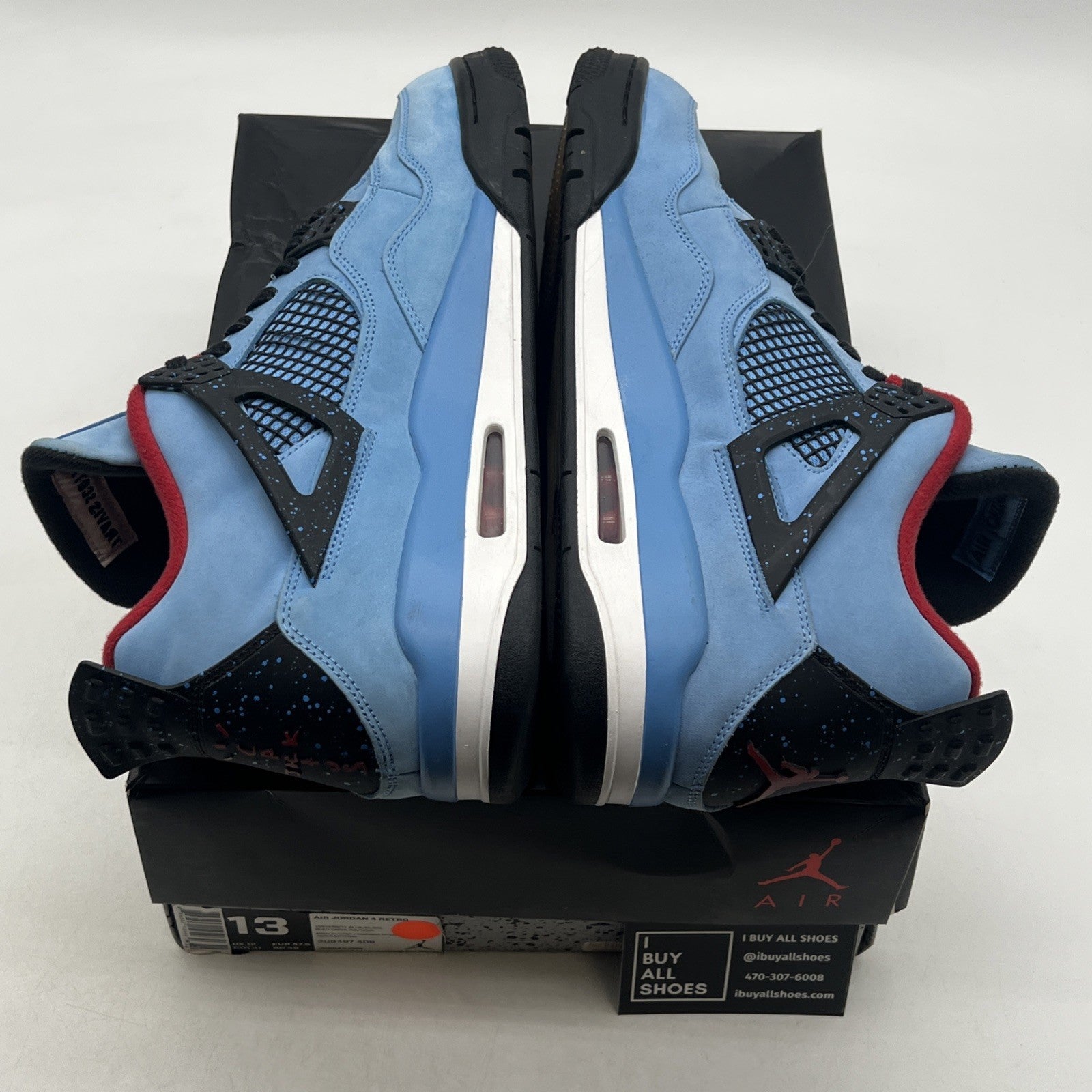 Size 13 - Air Jordan 4 Retro x Travis Scott Mid Cactus Jack (308497-406)