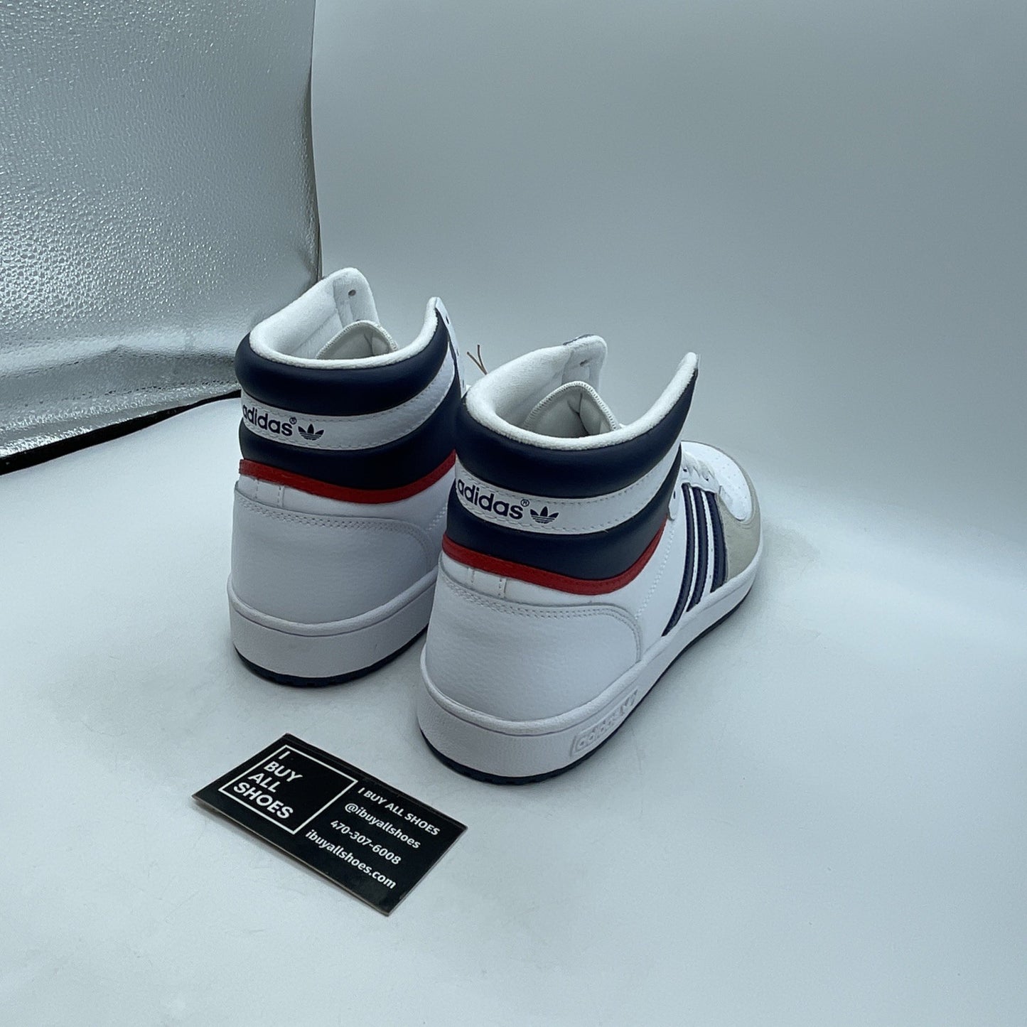 Size 13 - Adidas Top Ten RB White Dark Blue (GX0740)