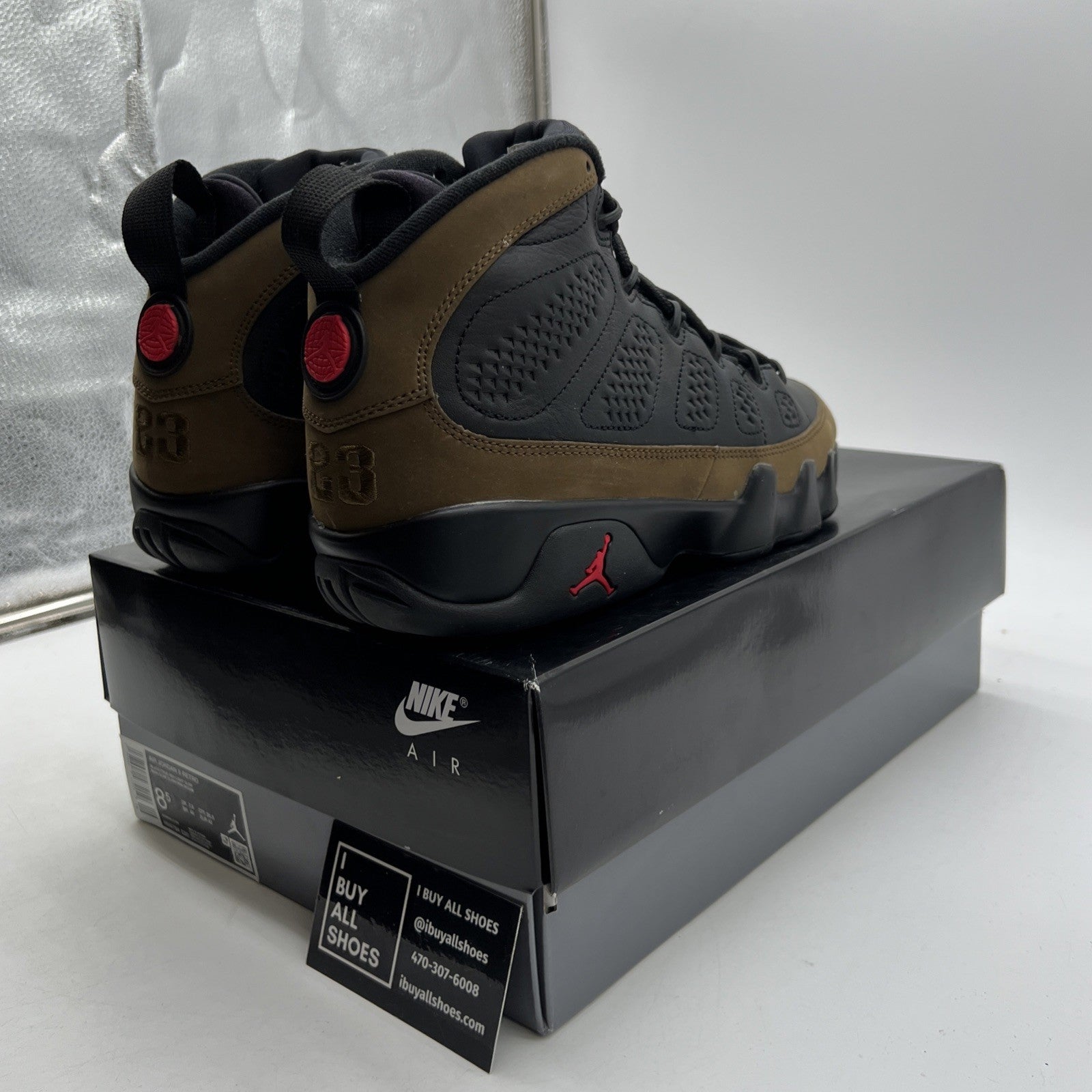 Size 8.5 - Air Jordan 9 Retro 2024 Olive (HV4794-030)
