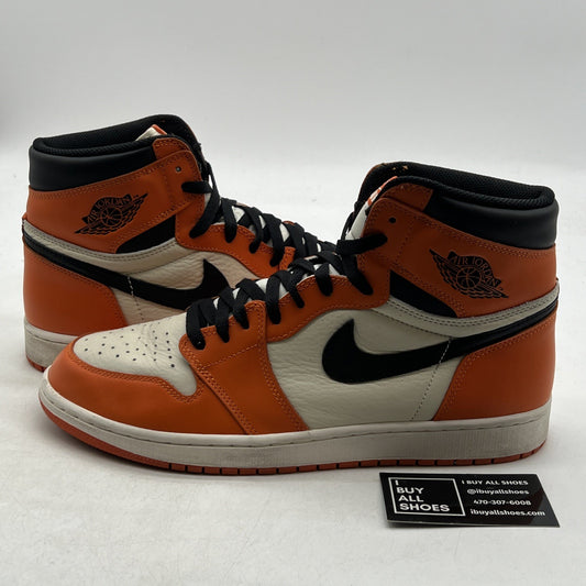 Size 12 - Air Jordan 1 Retro High OG shattered backboard away 2016 (555088-113)
