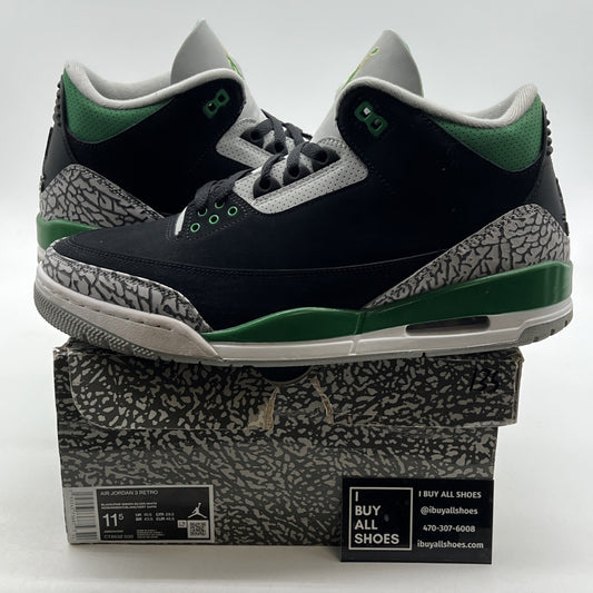 Size 11.5 - Air Jordan 3 Retro Mid Pine Green (CT8532-030)