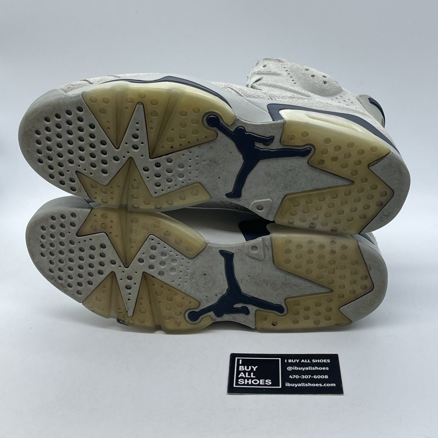 Size 11.5 - Jordan 6 Retro Mid Georgetown Grey Blue Suede (CT8529-012)