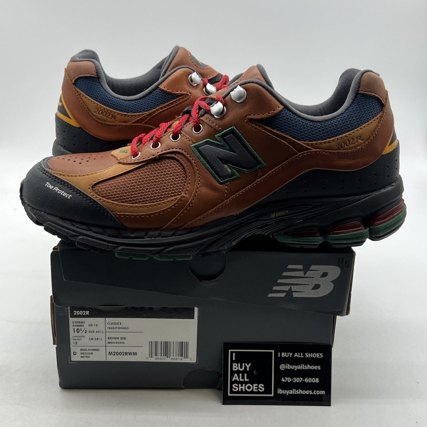 Size 10.5 - New Balance 2002R Hiking Pack - Brown (M2002RWM)