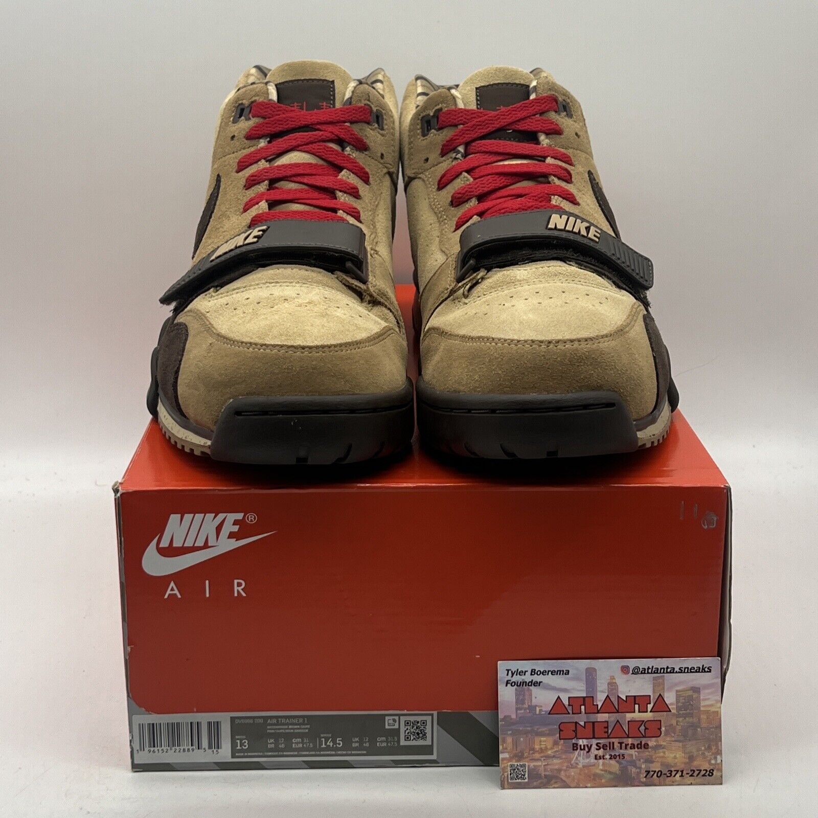 Size 13 - Nike Air Trainer 1 2022 Shima Shima Brown Red (DV6998-200)