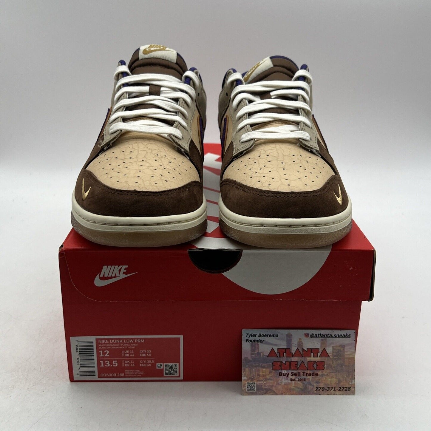 Size 12 - Nike Dunk Low Premium Setsubun Brown Suede Purple (DQ5009-268)