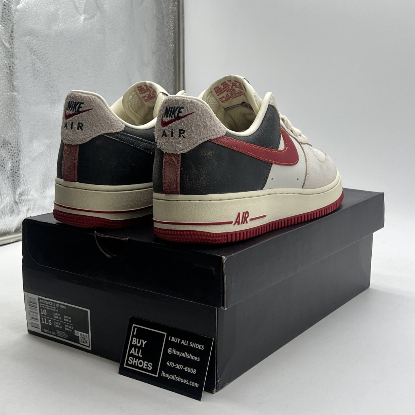 Size 10 - Nike Air Force 1 '07 Premium Chicago Pack (FQ8743-121)