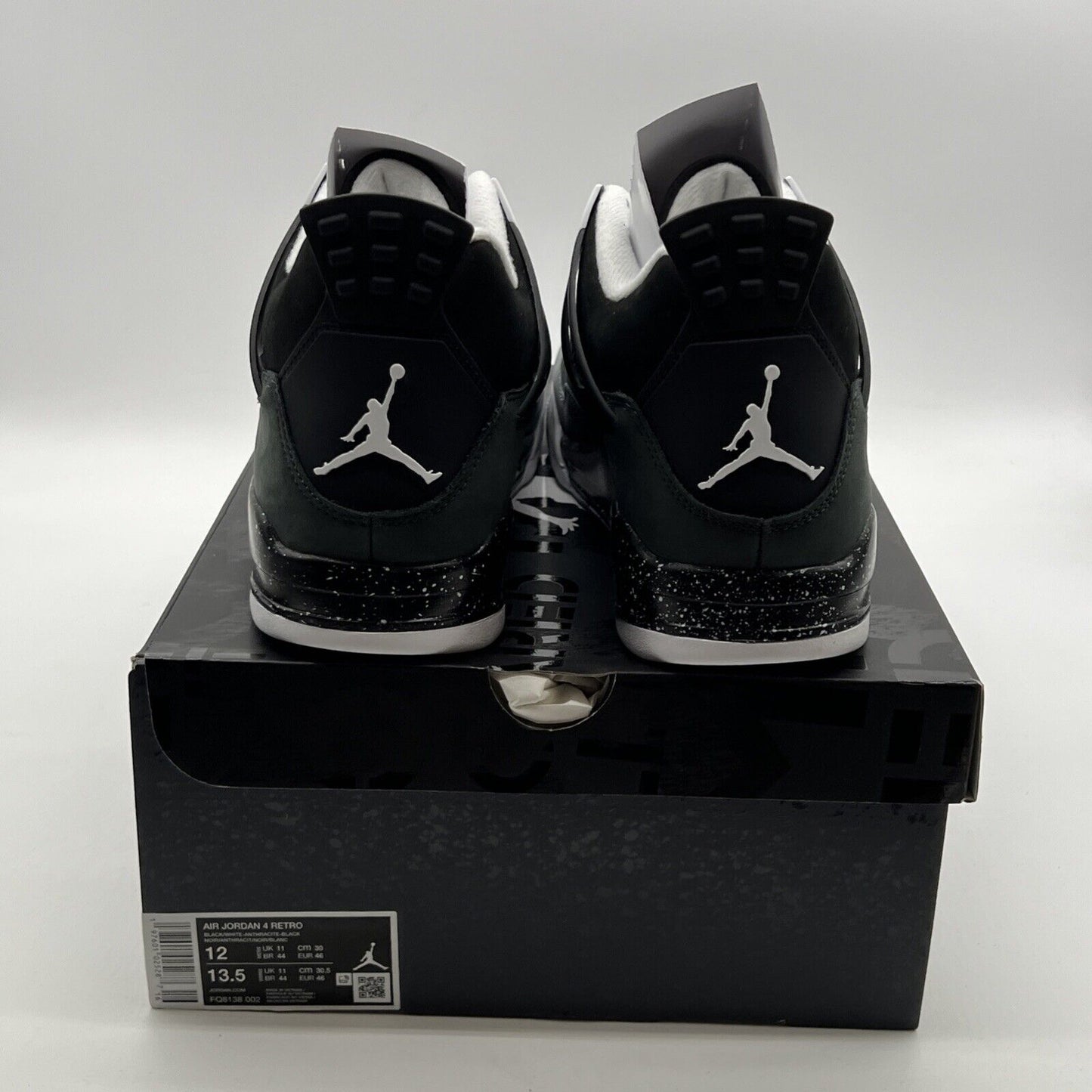 Size 12 - Air Jordan 4 Retro 2024 Fear (FQ8138-002)