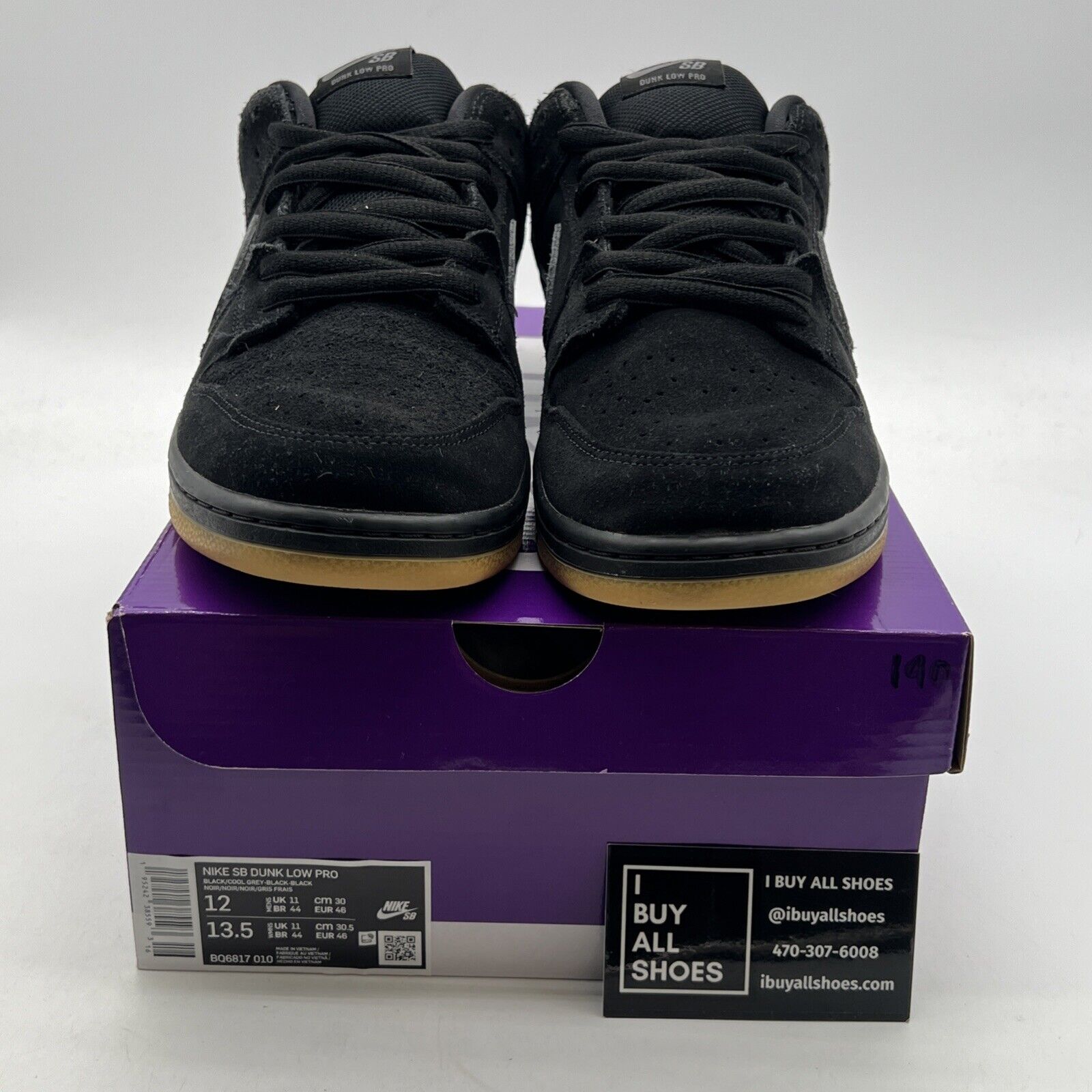 Size 12 - Nike SB Dunk Low Pro Fog (BQ6817-010)